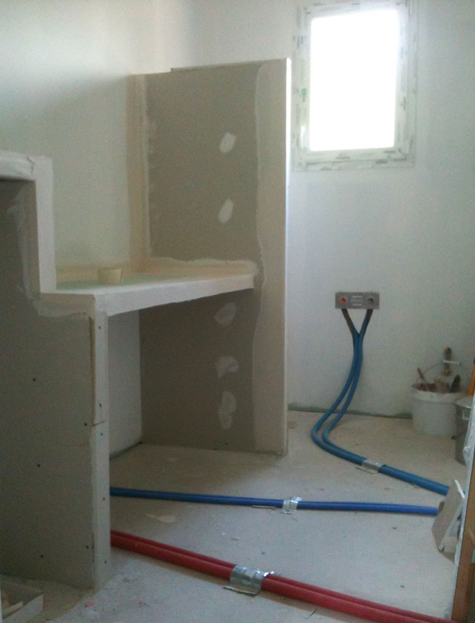 JCF Rénovation : salle de bain avant - Toulouse