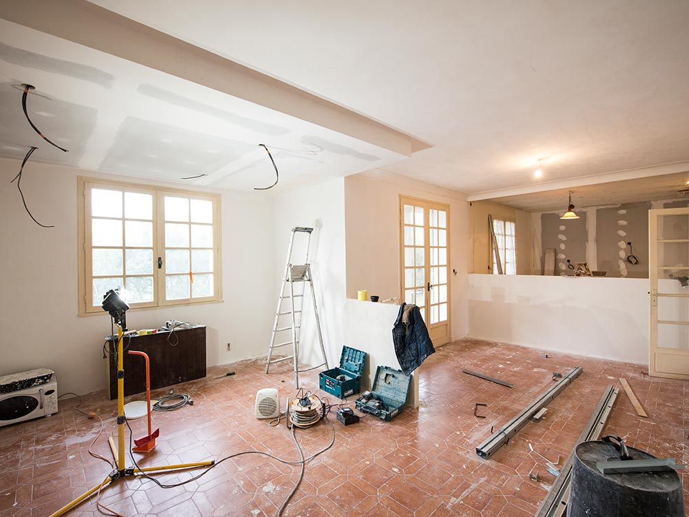 avant après rénovation maison - cuisine avant 2